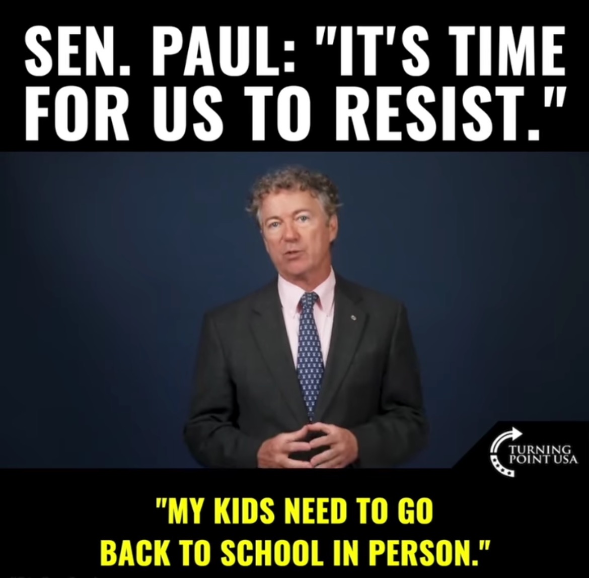 Senator Rand Paul Tells Americans to Resist Government Interference During Pandemic | | TVMix