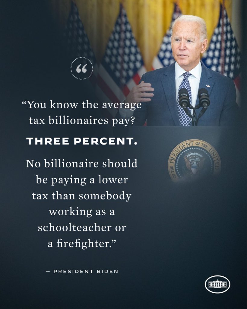 Fact Check: President Biden’s Tweet On Billionaire Tax Rate Labelled ...